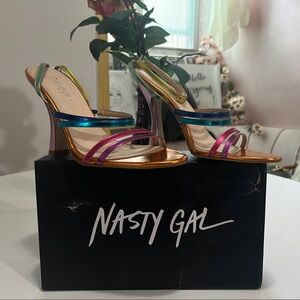 Colorful Strappy Women's Heels